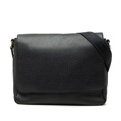 ルイ ヴィトン タイガ ロマンMM ショルダーバッグ M32624 ボレアル ダークネイビー レザー レディース LOUIS VUITTON 【中古】