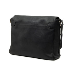 ルイ ヴィトン タイガ ロマンMM ショルダーバッグ M32624 ボレアル ダークネイビー レザー レディース LOUIS VUITTON 【中古】