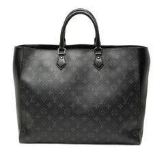 ルイ ヴィトン モノグラム エクリプス グラン サック トートバッグ M44733 グレー ブラック PVC レザー メンズ LOUIS VUITTON 【中古】