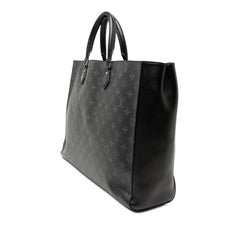 ルイ ヴィトン モノグラム エクリプス グラン サック トートバッグ M44733 グレー ブラック PVC レザー メンズ LOUIS VUITTON 【中古】