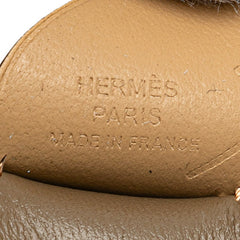 エルメス ロデオ ペガサスPM チャーム エトゥープ ヴェールフィズ ビスキュイ アニョーミロ スイフト レディース HERMES 【中古】