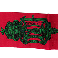 エルメス ツイリー Merveilleuses Lanternes スカーフ レッド マルチカラー シルク レディース HERMES 【中古】