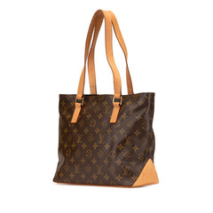 ルイ ヴィトン モノグラム カバピアノ ハンドバッグ M51148 ブラウン PVC レザー レディース LOUIS VUITTON 【中古】