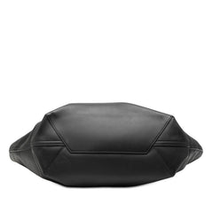 バレンシアガ メガジップ ハンドバッグ 656078 ブラック レザー レディース BALENCIAGA 【中古】