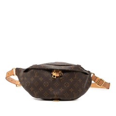 ルイ ヴィトン モノグラム バムバック ボディバッグ ウエストバッグ M43644 ブラウン PVC レザー レディース LOUIS VUITTON 【中古】