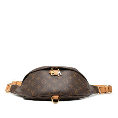 ルイ ヴィトン モノグラム バムバック ボディバッグ ウエストバッグ M43644 ブラウン PVC レザー レディース LOUIS VUITTON 【中古】