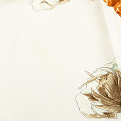 エルメス カレ90 TURBANS DES REINES 王女のターバン スカーフ ホワイト マルチカラー シルク レディース HERMES 【中古】