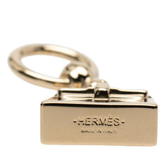 エルメス ミニケリー ツイリー用 リング バッグモチーフ チャーム シャンパンゴールド メッキ レディース HERMES 【中古】