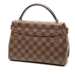 ルイ ヴィトン ダミエ クロワゼット ハンドバッグ ショルダーバッグ 2WAY N53000 ブラウン PVC レザー レディース LOUIS VUITTON 【中古】