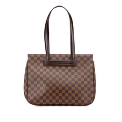 ルイ ヴィトン ダミエ パリオリPM ハンドバッグ トートバッグ N51123 ブラウン PVC レザー レディース LOUIS VUITTON 【中古】