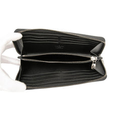 ルイ ヴィトン モノグラム エクリプス ジッピーウォレット ホリゾンタル 長財布 ラウンドファスナー M11611 ブラック PVC メンズ LOUIS VUITTON 【中古】