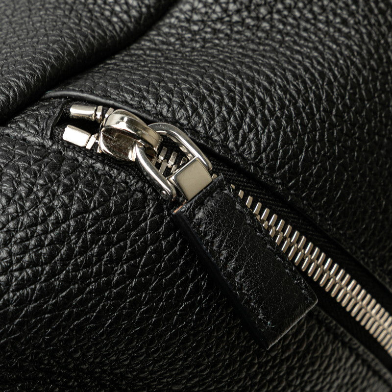 プラダ トライアングルロゴ 斜め掛け ショルダーバッグ 2VH165 ブラック レザー レディース PRADA 【中古】