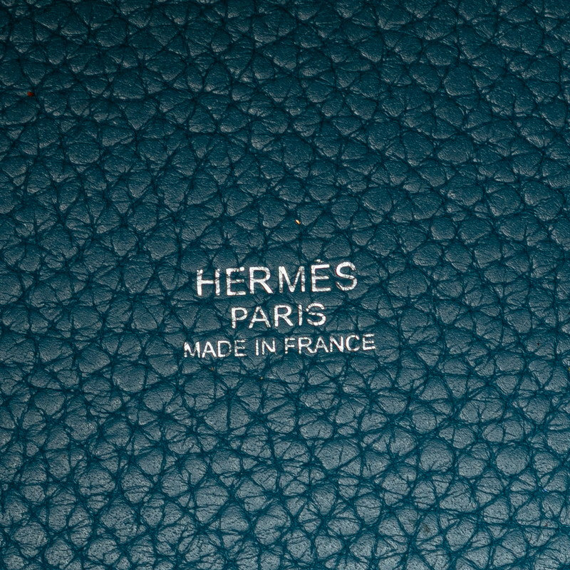 エルメス ピコタンロックPM ハンドバッグ ブルージーン トリヨンクレマンス レディース HERMES 【中古】