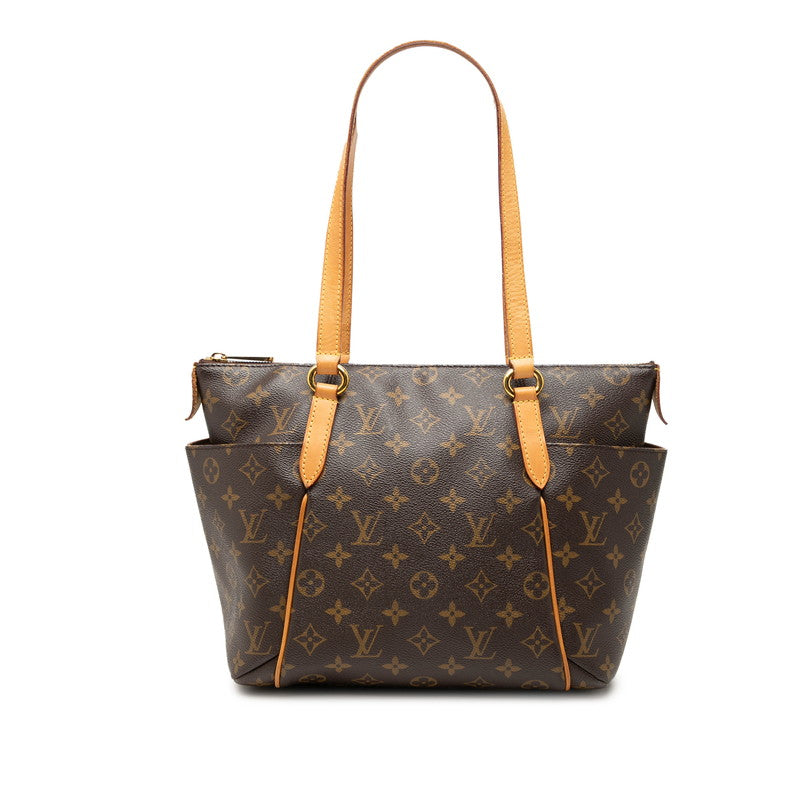 ルイ ヴィトン モノグラム トータリーPM トートバッグ ショルダーバッグ M56688 ブラウン PVC レザー レディース LOUIS VUITTON 中古