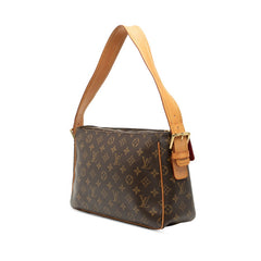ルイ ヴィトン モノグラム ヴィバシテGM ワンショルダーバッグ M51163 ブラウン PVC レザー レディース LOUIS VUITTON 【中古】