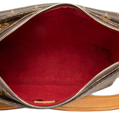 ルイ ヴィトン モノグラム ヴィバシテGM ワンショルダーバッグ M51163 ブラウン PVC レザー レディース LOUIS VUITTON 【中古】