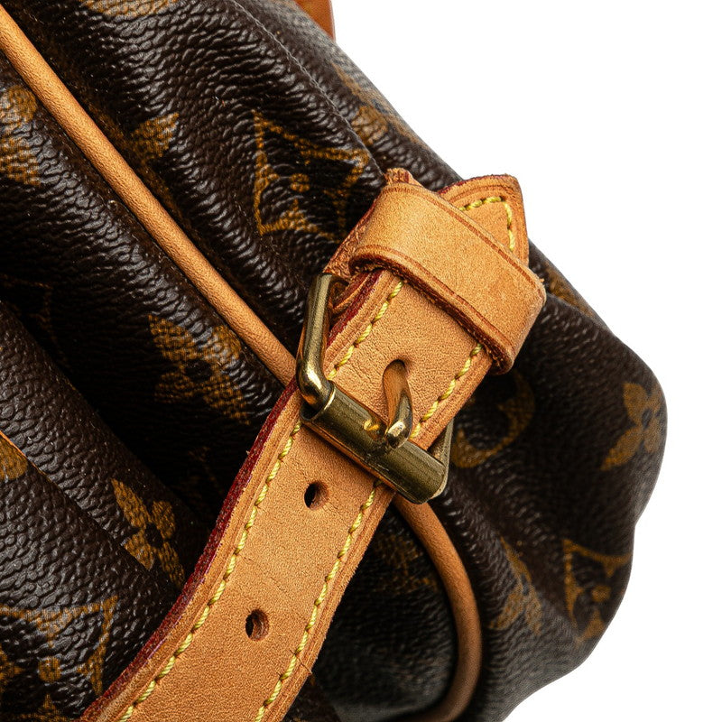 ルイ ヴィトン モノグラム ソミュール30 斜めがけ ショルダーバッグ M42256 ブラウン PVC レザー レディース LOUIS VUITTON 【中古】