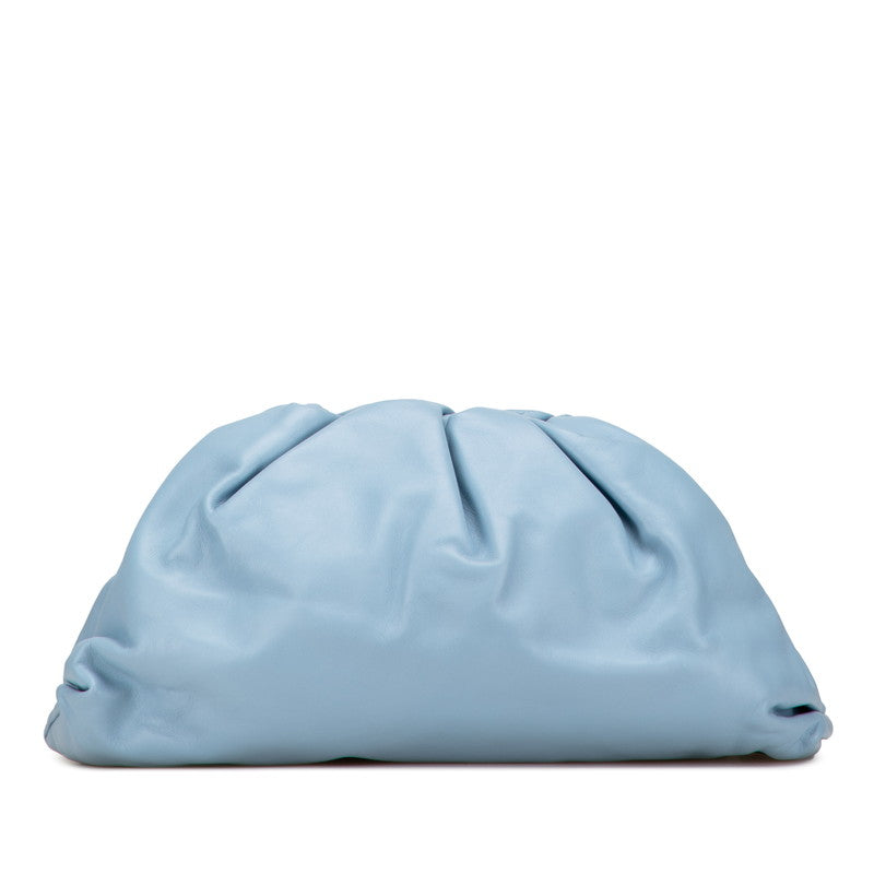 ボッテガヴェネタ ザ ポーチ クラッチバッグ ブルー レザー レディース BOTTEGAVENETA 【中古】