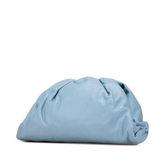 ボッテガヴェネタ ザ ポーチ クラッチバッグ ブルー レザー レディース BOTTEGAVENETA 【中古】