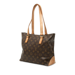 ルイ ヴィトン モノグラム カバピアノ トートバッグ ショルダーバッグ M51148 ブラウン PVC レザー レディース LOUIS VUITTON 中古
