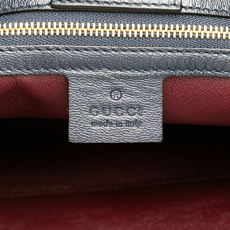 グッチ ホースビット トートバッグ ハンドバッグ 623694 ベージュ ブラック キャンバス レザー レディース GUCCI 【中古】