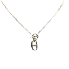 エルメス シェーヌダンクル アミュレット ペンダントネックレス SV925 シルバー レディース HERMES 【中古】