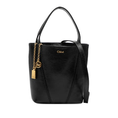 クロエ SPIN スピン ハンドバッグ ショルダーバッグ 2WAY ブラック レザー レディース Chloe 【中古】