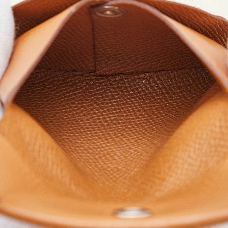 エルメス バスティア コインケース 小銭入れ ブラウン ヴォーエプソン レディース HERMES 【中古】