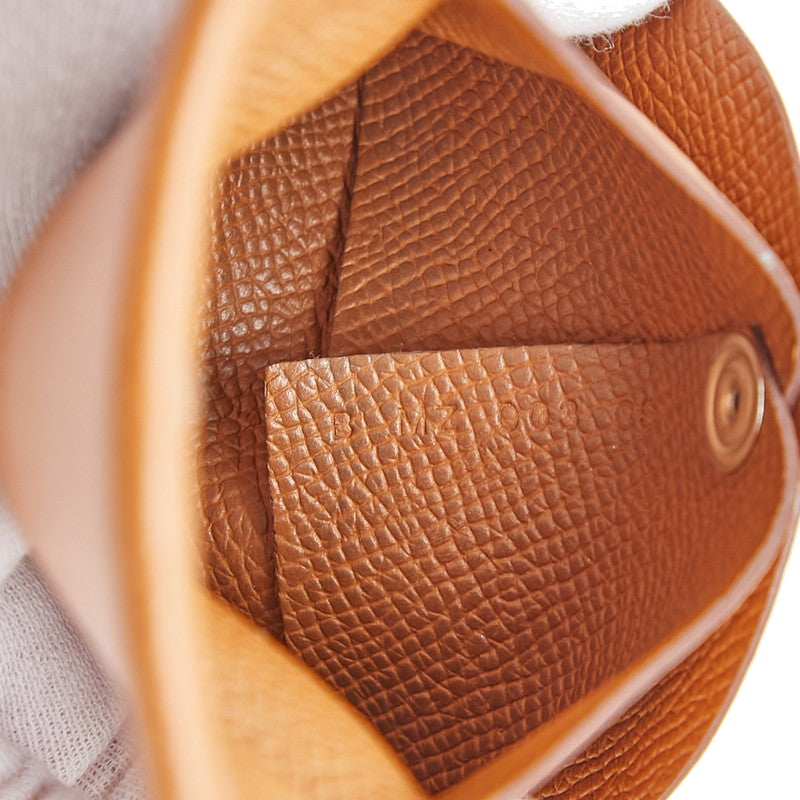 エルメス バスティア コインケース 小銭入れ ブラウン ヴォーエプソン レディース HERMES 【中古】