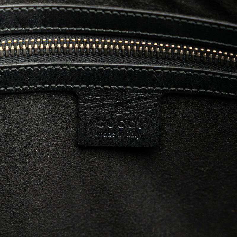 グッチ GGスプリーム カレイド ビー シェリーライン セカンドバッグ ショルダーバッグ 429004 ブラウン レザー レディース GUCCI 【中古】
