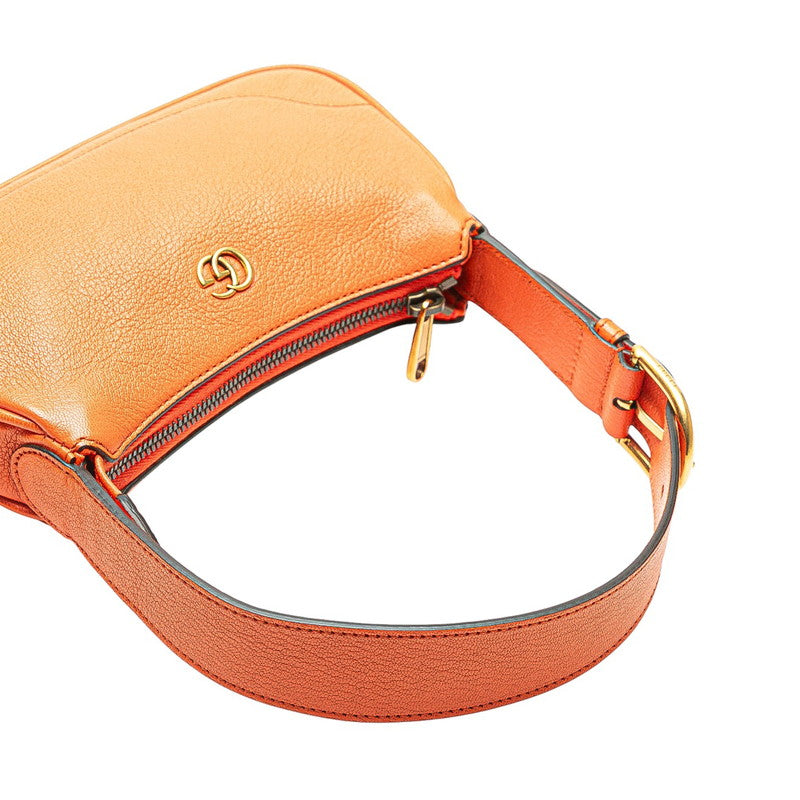 グッチ GGマーモント アフロディーテ ハンドバッグ ワンショルダーバッグ 739076 オレンジ レザー レディース GUCCI 【中古】