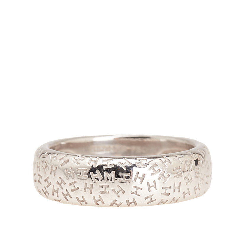 エルメス トゥーブー リング 指輪 #58 K18WG ホワイトゴールド レディース HERMES 【中古】