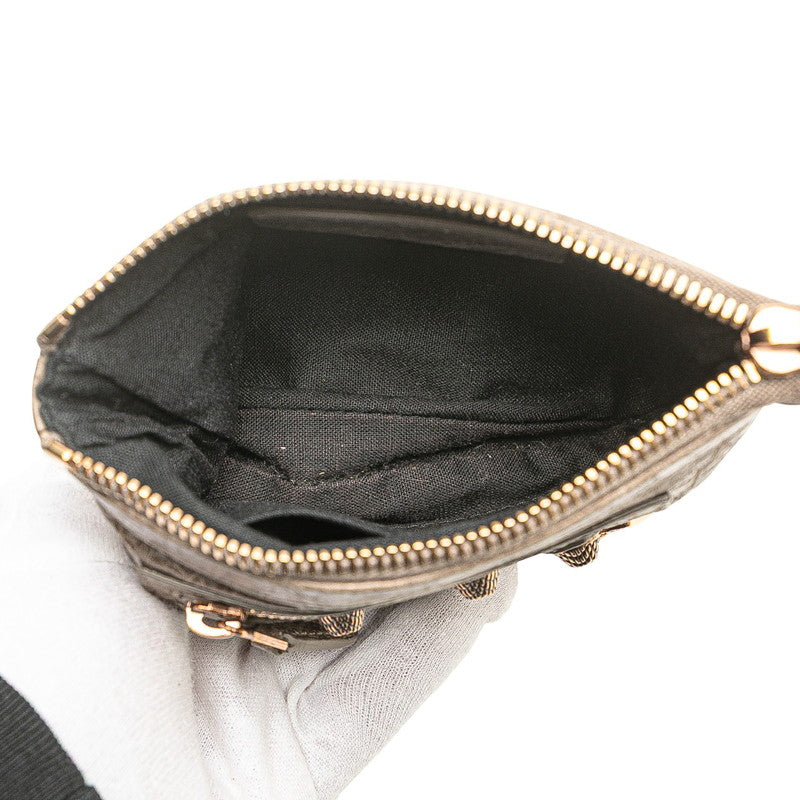 バレンシアガ ジャイアントヒップ ポーチ 小銭入れ 272440 ブラウン レザー レディース BALENCIAGA 【中古】