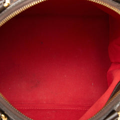 ルイ ヴィトン ダミエ ヴェローナPM ハンドバッグ N41117 ブラウン PVC レザー レディース LOUIS VUITTON 【中古】