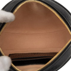 グッチ シェリーライン オフィディア チェーン リュック バックパック 598661 ブラック レザー レディース GUCCI 【中古】