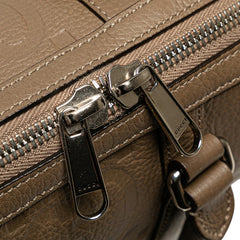 グッチ ジャンボGG ミニダッフル ハンドバッグ ショルダーバッグ 2WAY 725292 グレージュ レザー レディース GUCCI 【中古】