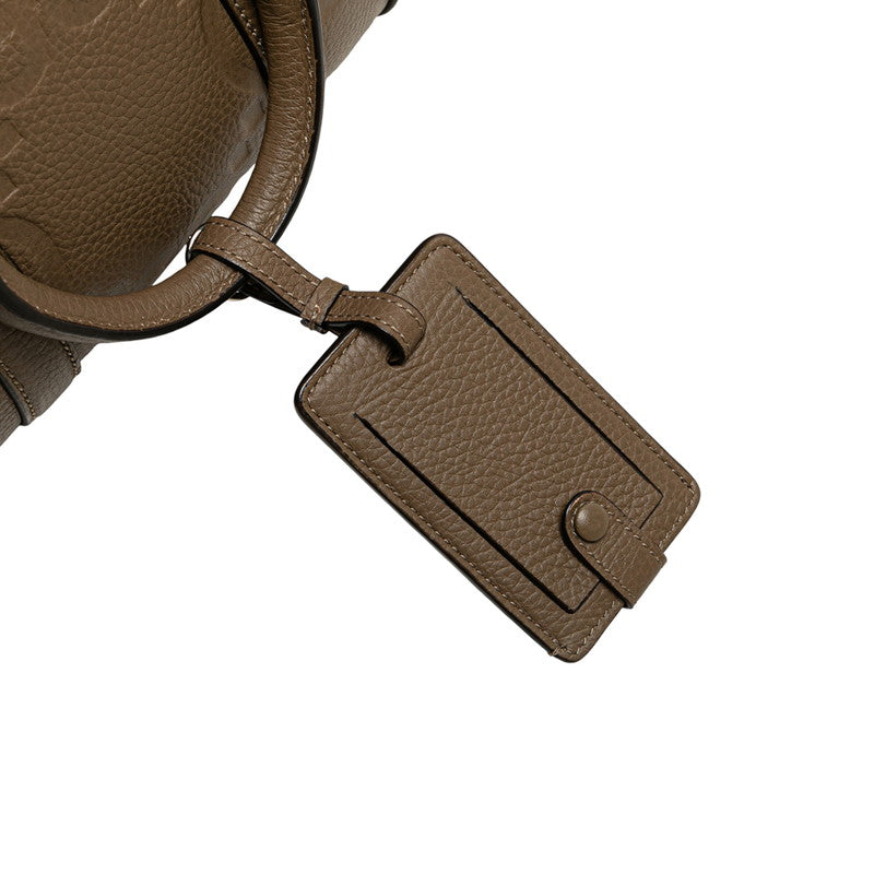 グッチ ジャンボGG ミニダッフル ハンドバッグ ショルダーバッグ 2WAY 725292 グレージュ レザー レディース GUCCI 【中古】