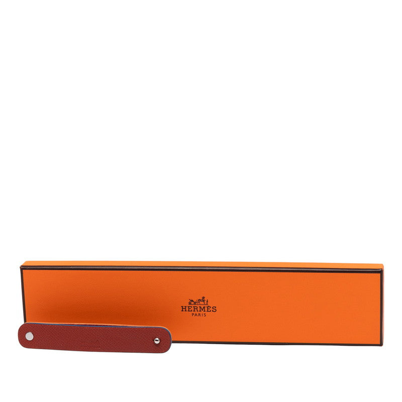 エルメス プティアッシュ ブレスレット マルチカラー シルバー金具 レザー レディース HERMES 【中古】