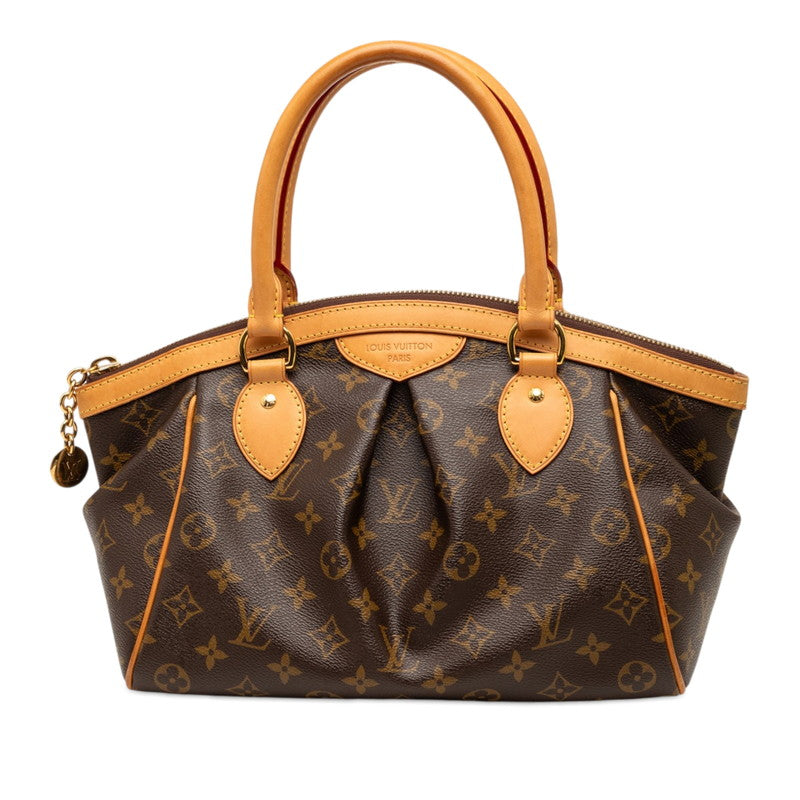 ルイ ヴィトン モノグラム ティヴォリPM ハンドバッグ M40143 ブラウン PVC レザー レディース LOUIS VUITTON 【中古】