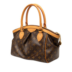 ルイ ヴィトン モノグラム ティヴォリPM ハンドバッグ M40143 ブラウン PVC レザー レディース LOUIS VUITTON 【中古】