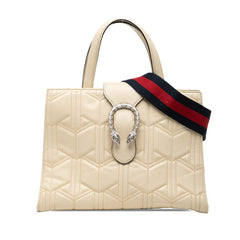 グッチ ディオニュソス ハンドバッグ ショルダーバッグ 2WAY 444073 ホワイト レザー レディース GUCCI 【中古】