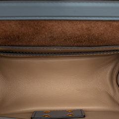 フェンディ キャンユー スモール チェーン ショルダーバッグ 8BT312 ブルー系 レザー レディース FENDI 【中古】