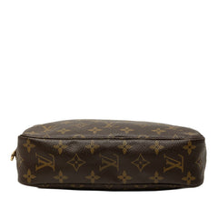 ルイ ヴィトン モノグラム トゥルース トワレット 23 ポーチ コスメポーチ M47524 ブラウン PVC レザー レディース LOUIS VUITTON 中古