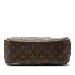 ルイ ヴィトン モノグラム トゥルーヴィル ハンドバッグ M42228 ブラウン PVC レザー レディース LOUIS VUITTON 【中古】