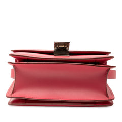 セリーヌ クラシックボックス スモール ショルダーバッグ ピンク レザー レディース CELINE 【中古】