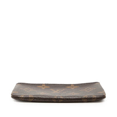 ルイ ヴィトン モノグラム ポシェット クレ コインケース 小銭入れ M62650 ブラウン PVC レザー レディース LOUIS VUITTON 【中古】