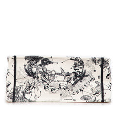 ディオール トワル ドゥ ジュイ ゾディアック エンブロイダリー トートバッグ ハンドバッグ アイボリー ブラック キャンバス レディース Dior 【中古】