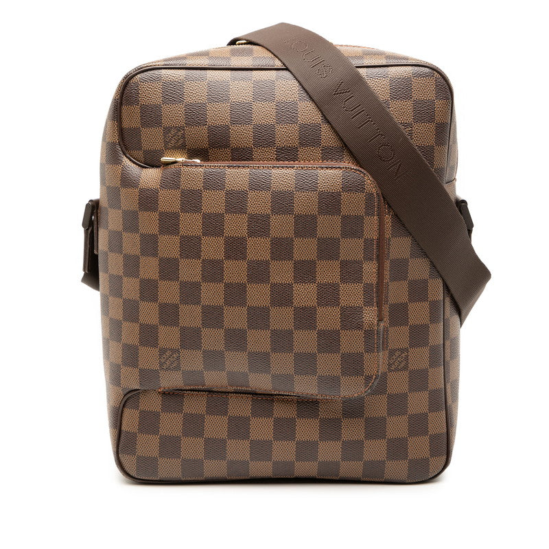 ルイ ヴィトン ダミエ オラフMM 斜め掛け ショルダーバッグ N41441 ブラウン PVC レザー レディース LOUIS VUITTON 【中古】
