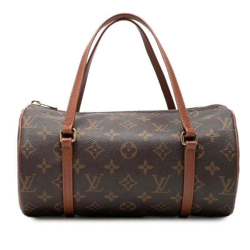 ルイ ヴィトン モノグラム パピヨン26 ハンドバッグ M51366 ブラウン PVC レザー レディース LOUIS VUITTON 【中古】