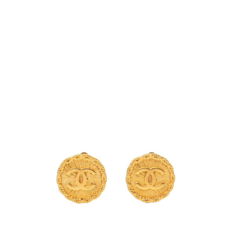シャネル ココマーク ヴィンテージ イヤリング 95A ゴールド メッキ レディース CHANEL 【中古】